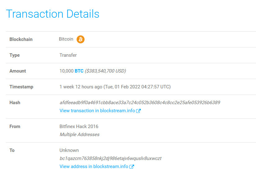 bitfinex transfer