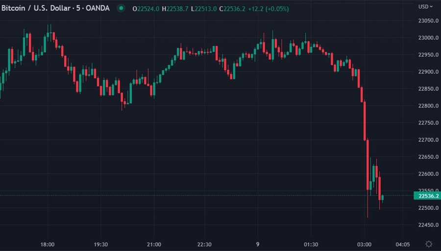 btcusd 09 February 2023