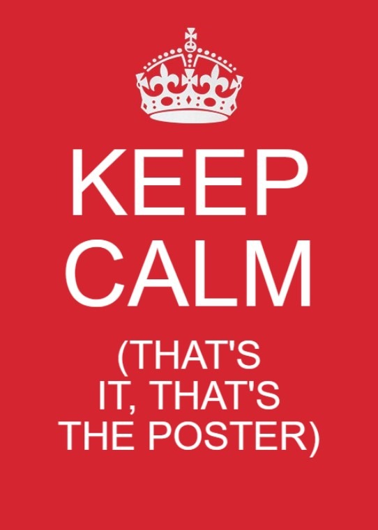 calm poster 17 May 2024 2