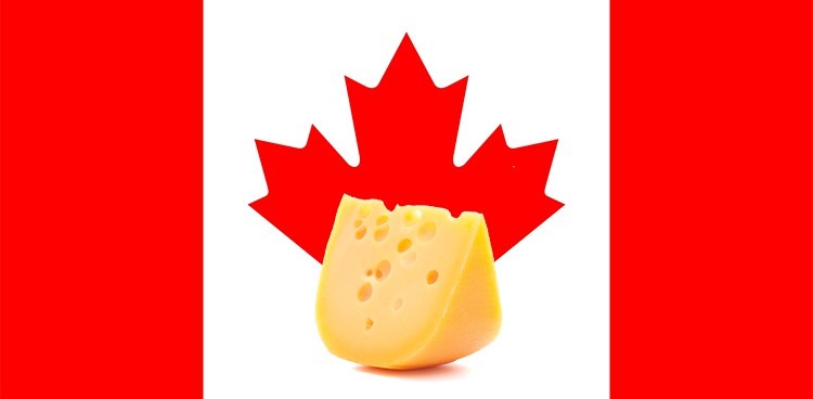 canada flag cheese 1