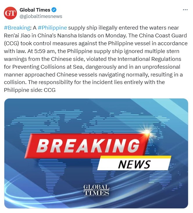 china Philippines 17 June 2024 2