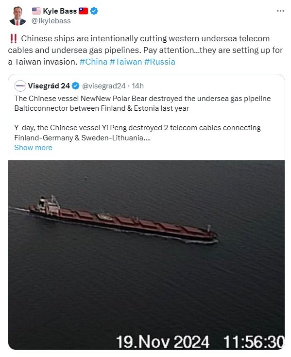 china cut internet cables 20 November 2024 2