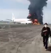 china fire airplane 12 May 2022