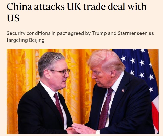 china uk us trade deal 14 May 2025 2