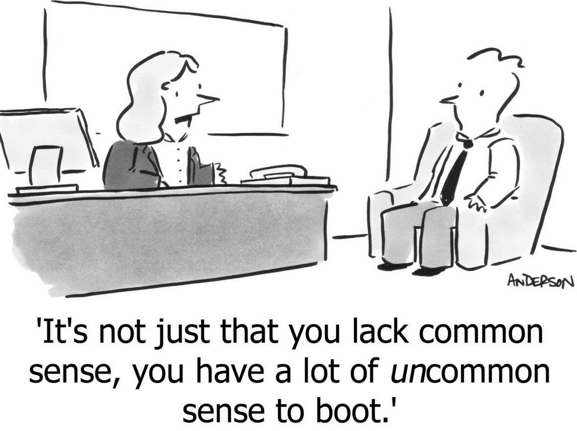 common sense cartoon