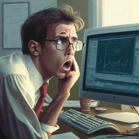 confused trader