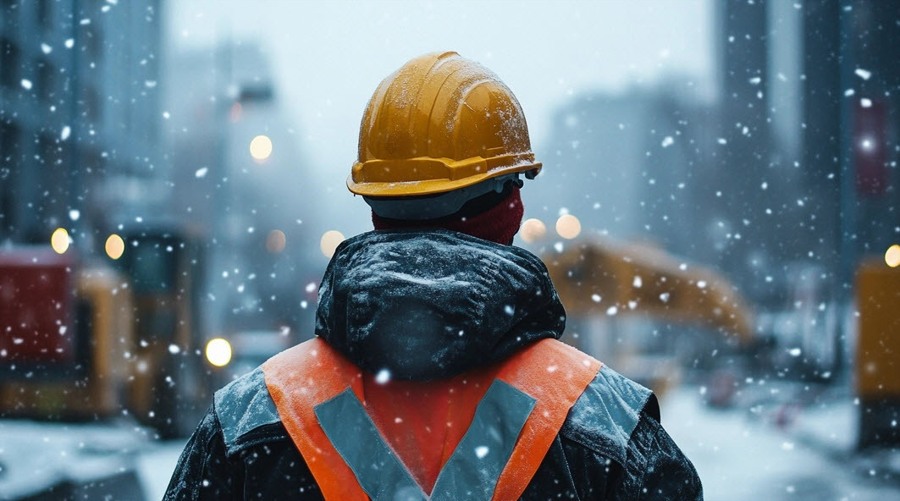 construction winter building