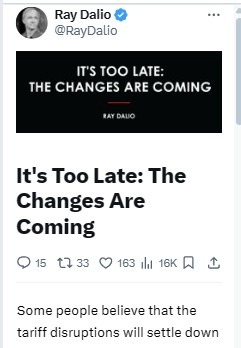 dalio too late 29 April 2025 2