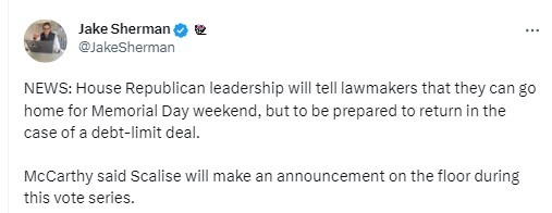 debt ceiling 25 May 2023