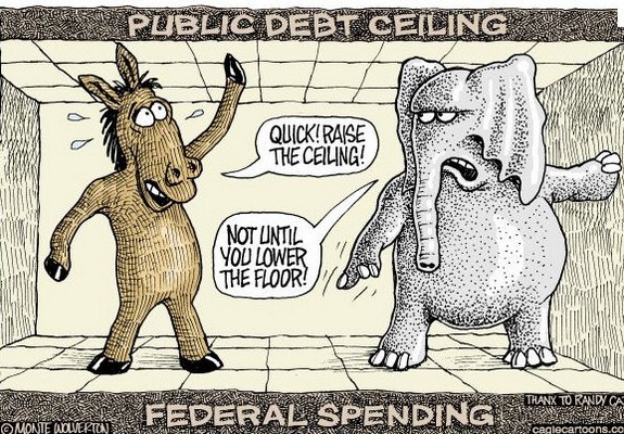 debt ceiling cartoon