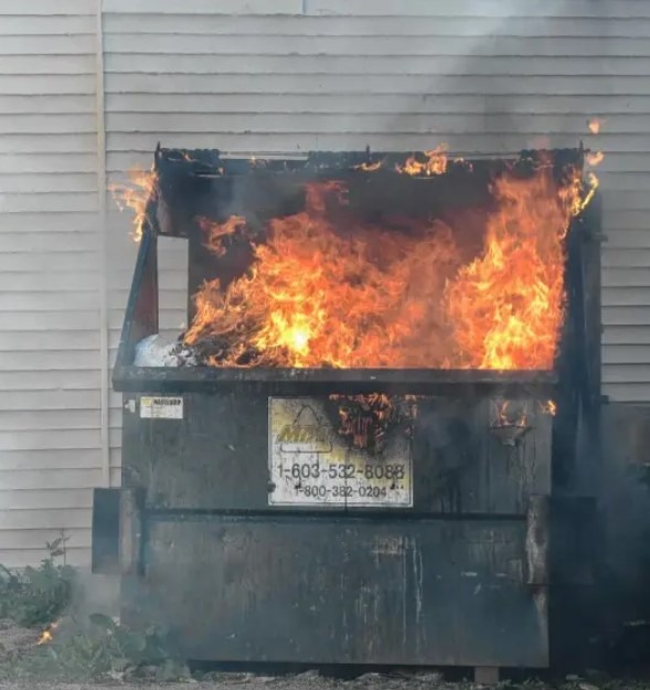 dumpster fire 29 May 2024 2