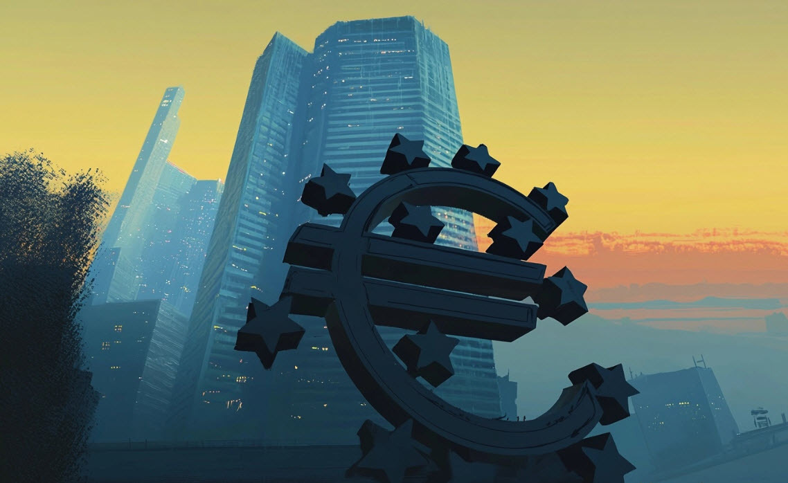 euro symbol ECB art