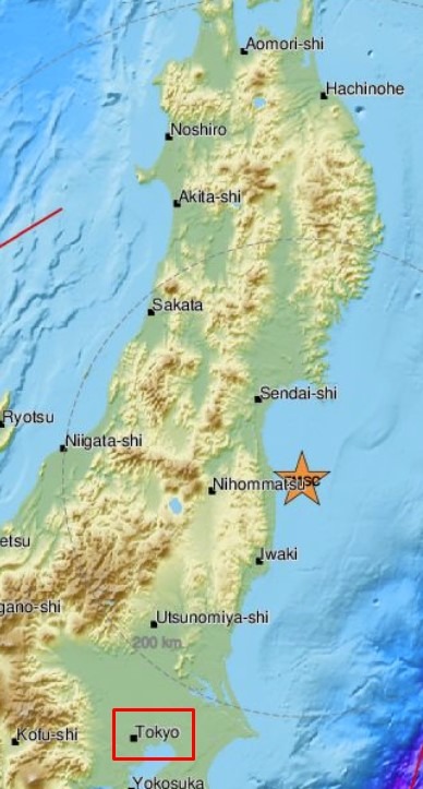 fukushima earthquake 25 March 2022