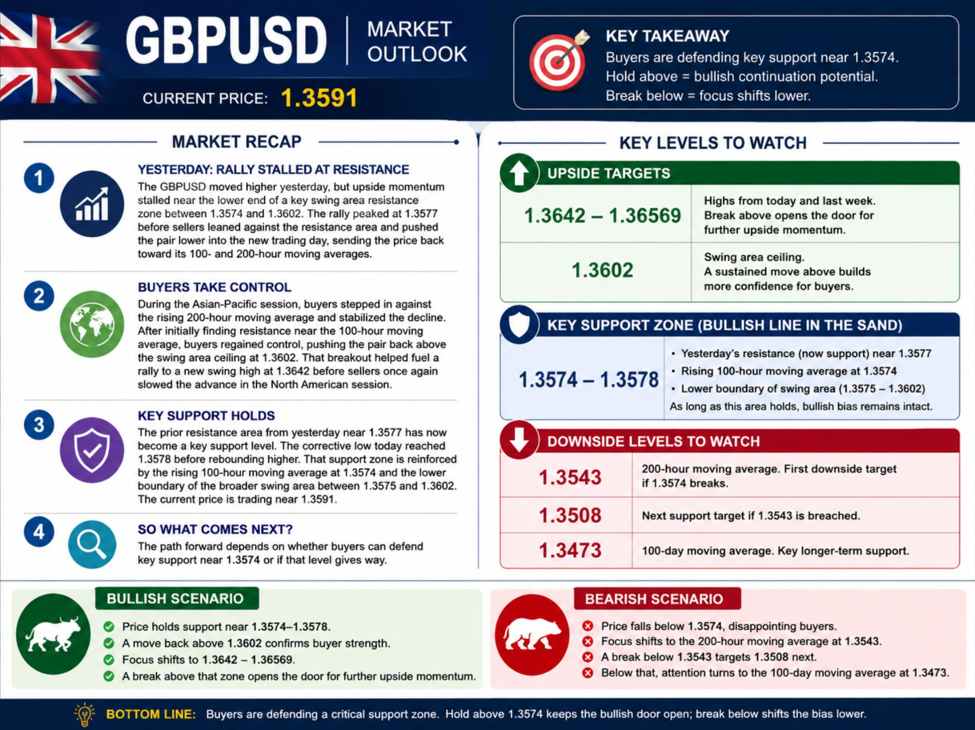 GBPUSD backs off into support. Yesterday’s resistance is today’s support. GBPUSD backs off into support. Yesterday’s resistance is today’s support.