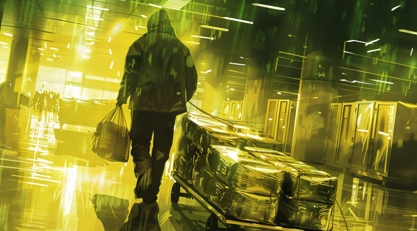 gold thief toronto AI image