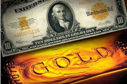 gold us dollar note