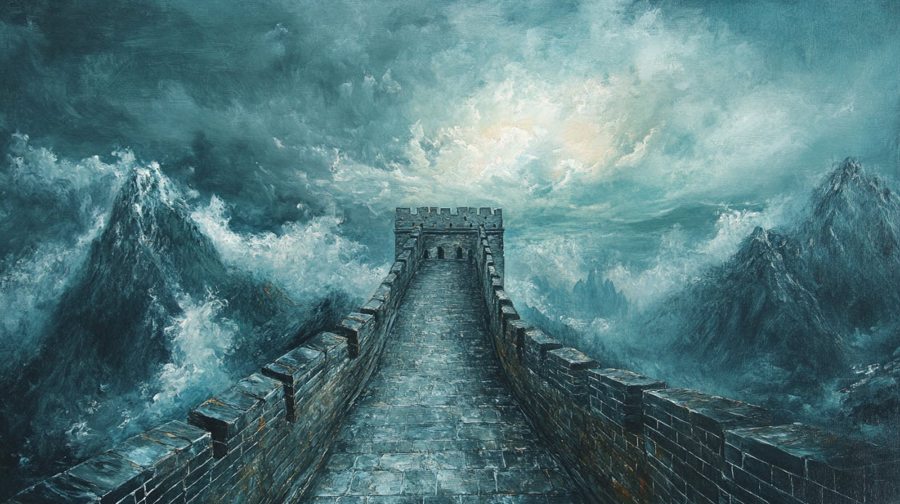 great wall of china turmoil