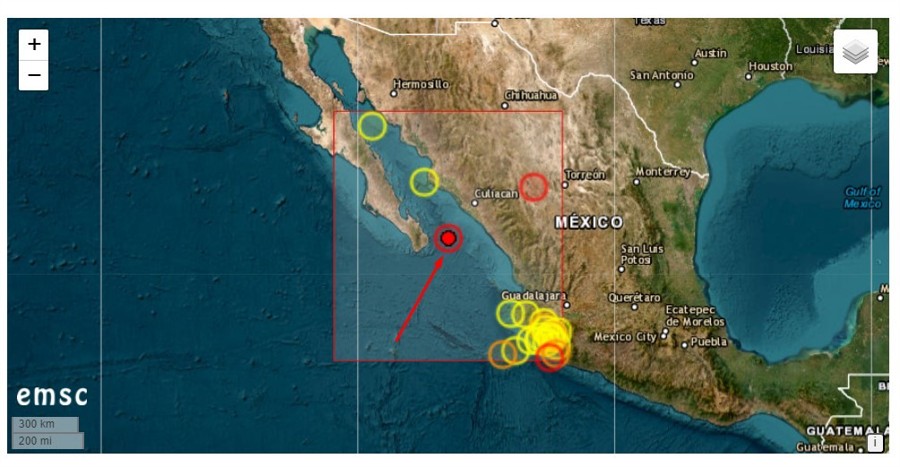 gulf california earthquake 6.1