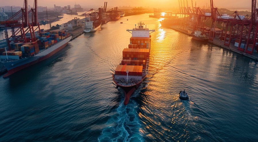 import export ship
