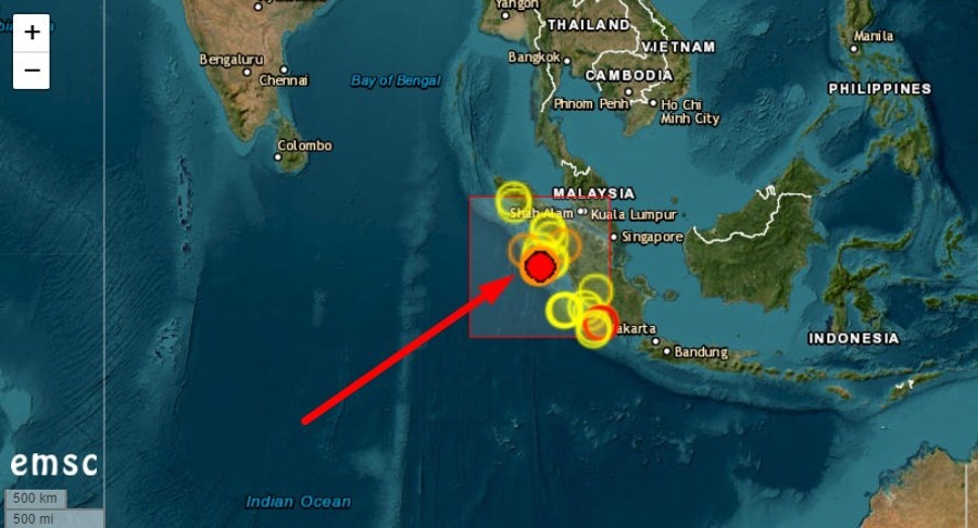 indonesia sumatra earthquake 25 April 2023
