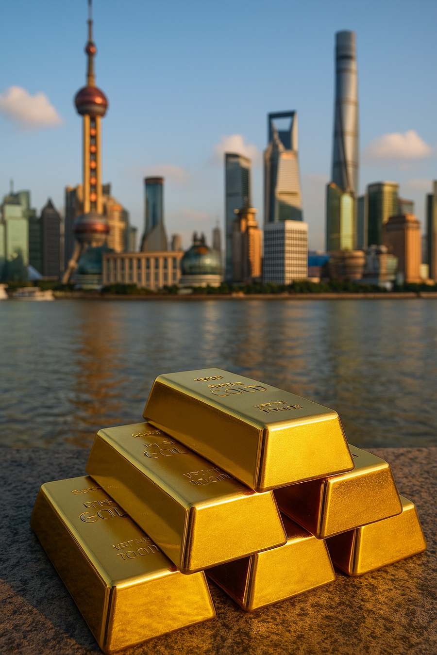 ingots gold china shanghai 27 March 2025 2