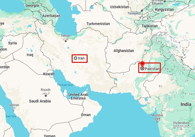 iran pakistan 18 January 2024 missiles