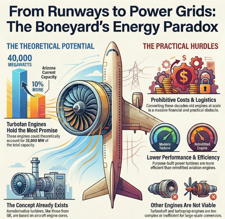 jet engine ai data centre power 22 January 2026 infographic