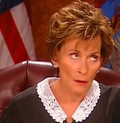 judge judy eye roll