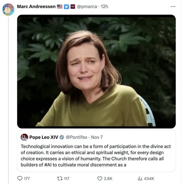 marc andreessen pope leo
