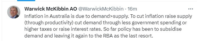mckibbon tweet rba 07 November 2023