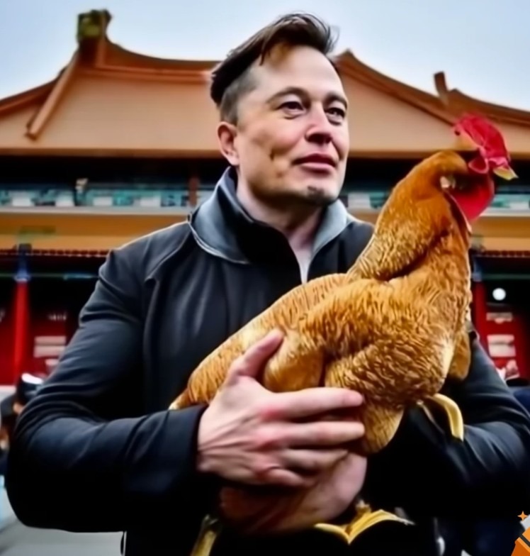 musk trump chicken 13 June 2025 2