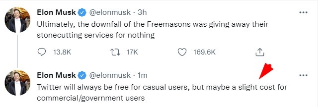 musk tweet 04 May 2022