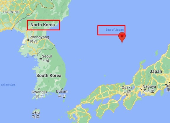 north korea sea of japan east 25 May 2022