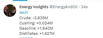 oil inventory 08 March 2023