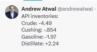 oil inventory gasoline distillate stocks 07 May 2025 api 2