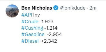 oil inventory gasoline distillate stocks 10 July 2024 2
