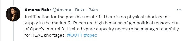 oil opec + 02 March 2022