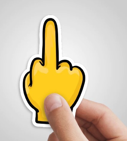 middle finger