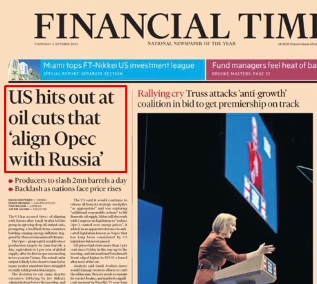opec oil russia 06 October 2022
