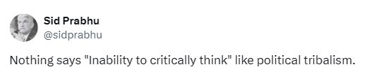 political tribalism 23 July 2024 2