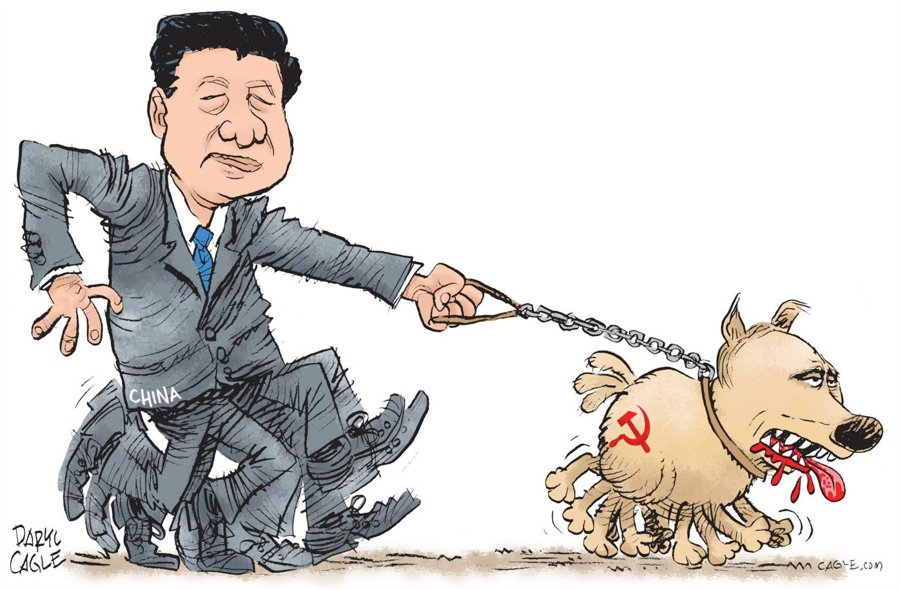 putin xi dog leash