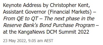 rba 23 May 2022