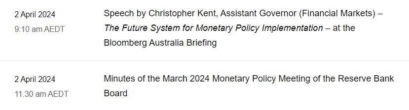 rba Tuesday, 2 April 2024 2