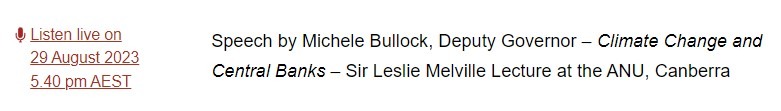 rba bullock climate change speech 29 August 2023
