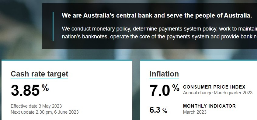 rba cash rate 11 May 2023