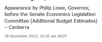 rba lowe 28 November 2022