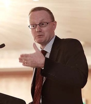 Philip Lowe gives a back hand slap to rate rises