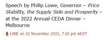 rba speaker 22 November 2022