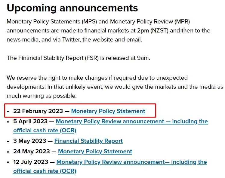 rbnz 2023 dates 02 December 2022