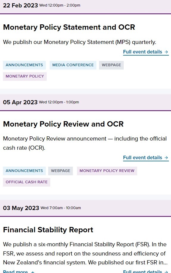 rbnz dates 2023 1